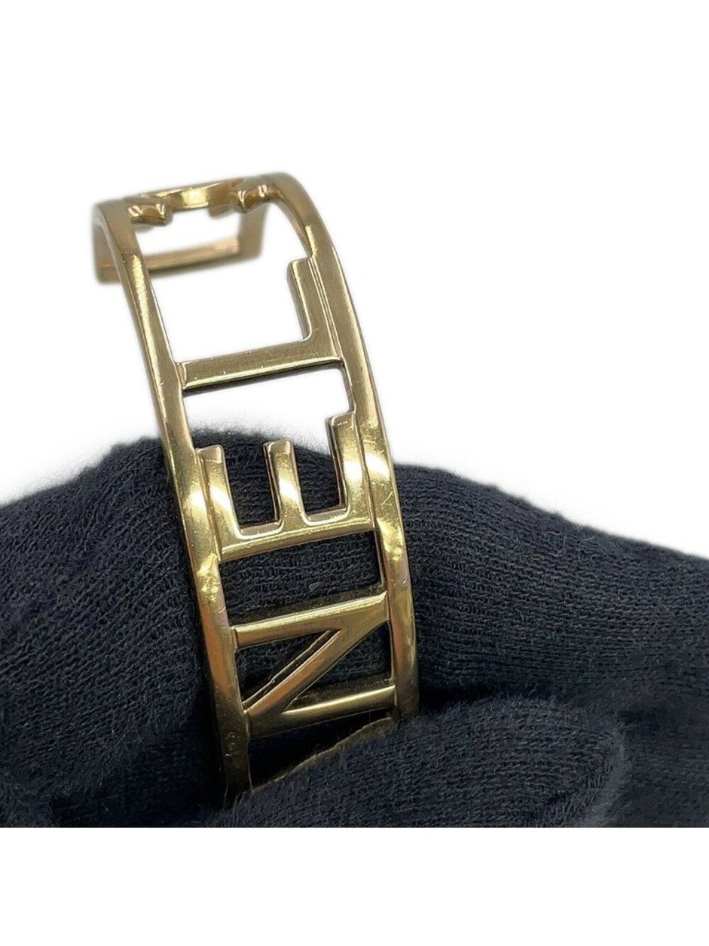 Chanel Bracelet CC Logo Watermark Bangle - Picture 4 of 10